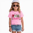 thumbnail image 2 of ORT Toddler Boys Girls Christmas T-Shirt Kid Xmas Graphic Short Sleeve Shirts Funny Print Holiday Clothes Tee Tops, 2 of 6