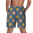 thumbnail image 4 of Goofa Cute Turtle Printed Men's Swim Trunks Board Shorts Quick Dry Mens Swimming Trunks with Compression Liner,Breathable Fit Hawaii Beach Shorts-3X-Large, 4 of 9