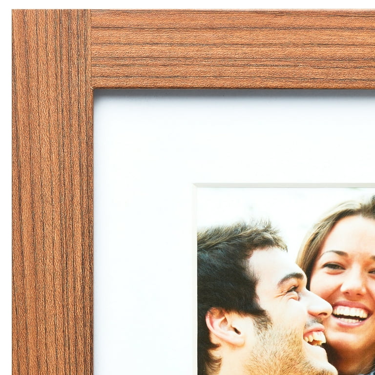 Mainstays 8x10 Carpenter Joint Picture Frame Walnut Finish 5x7