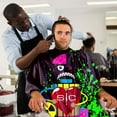thumbnail image 5 of StyleCraft Professional Barber Cape, Polyester, Black, 5 of 6