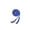 blue, variant on Single Graduation Honor Cord, Twisted Rope with Bulb Tassel, Ideal for High School and College Graduates