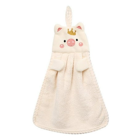 

bangyoudaoo Hand Towel Hanging Towel Absorbent Hand