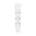 thumbnail image 6 of ToppiJoy 4 Tiers Rolling Laundry Baskets Cart with Wheels, Narrow Laundry Hamper Sorter for Clothes, Towels, Laundry Rooms, Bedrooms, 6 of 13