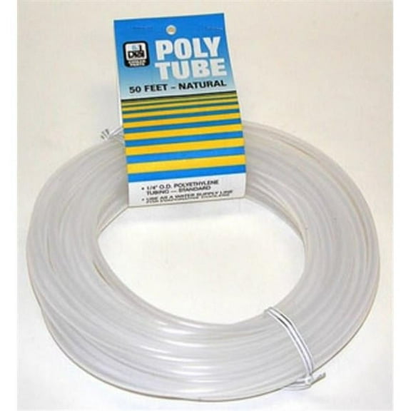 DIAL 4310 Tube 1/4" D Clear Poly Clear