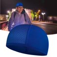 thumbnail image 1 of Koelhelm/helmvoering, elastische werkkappen, zomerzweetafvoerende schedelkappen, Azul shamjiam Gorras de ciclismo, 1 of 7