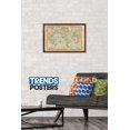 thumbnail image 2 of Map - Rustic Wall Poster, 14.725" x 22.375", Framed, 2 of 3