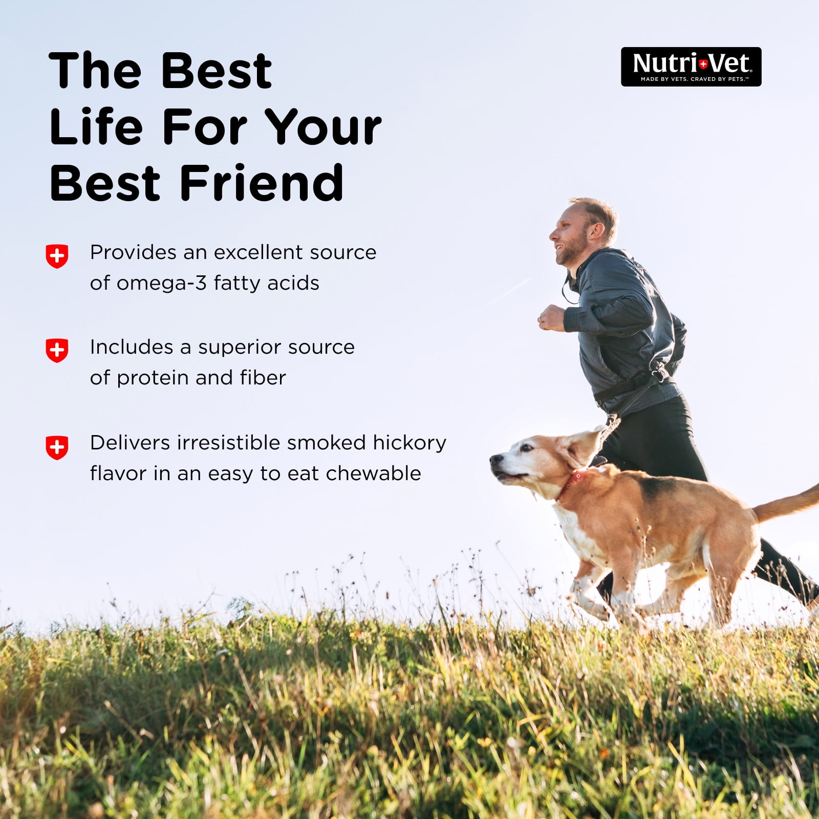 (6 pack) Nutri-Vet Shed Defense Coat Care Soft Chews for Dogs 60ct.
