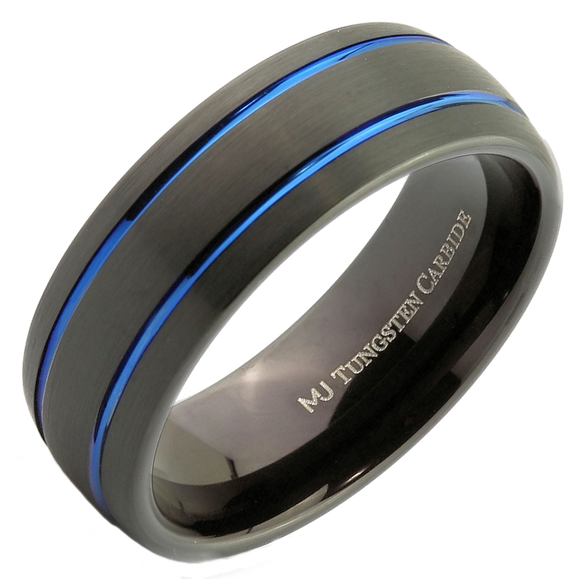 MJ Metals Jewelry Tungsten Carbide 8mm Wedding Band