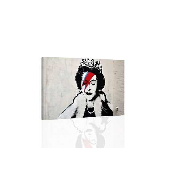 Banksy Queen As Ziggy Stardust - CANVAS OR PRINT