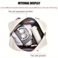 thumbnail image 4 of Deluxe Large Capacity Duffel Bag - Multi-functional shoulder and crossbody tote bag with wet and dry pockets and double side pockets for travel and fitness, 4 of 7