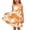@14, variant on Amzcrzy Girls Dress 2026 Cute Print Crew Neck Summer Sundresses Spaghetti Strap with Tie Shoulder Bow Ruffled Tiered Dresses Casual Flowy A Line White Midi Dress @1 2 Years