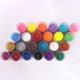 thumbnail image 1 of Polvo de purpurina para uñas de 24 colores, 20 g, para disfrazarse, dorado, con lentejuelas, embotellado, hecho a mano, 1 of 3