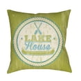 thumbnail image 1 of Surya LTCH-LKHS-1616 Litchfield 16" Wide Square Novelty "Lake House" Polyester Outdoor, 1 of 1