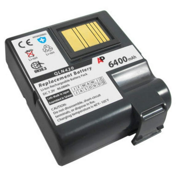 Replacement Battery for the Zebra QLn420 Printer. 5000mAh