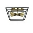 thumbnail image 2 of CHLOE Lighting Farmhouse-Style Two-Toned 4 Light Ceiling Flush Fixture 18" Wide, 2 of 4