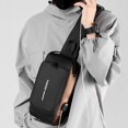 thumbnail image 6 of Otqutp Anti-Theft Sling Backpack Water-Resistant Crossbody Bag Multi Pocket Casual Shoulder Backpack for Men, 6 of 9