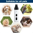 thumbnail image 3 of Molinillo De Uñas Para Mascotas, Cortauñas Eléctrico Silencioso Con USB Recargable Para Perros Pequeños Y Medianos Y Gatos, 3 of 7