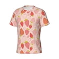 thumbnail image 3 of Rocae Strawberry for Men's Moisture-Wicking Crew Tee - T-Shirt for Sports, Outdoor Activities, and Casual WearXX-Large, 3 of 9