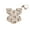 White, variant on BemeyourBBs Western Baby Girls Summer Clothes Newborn Baby Girl Cowgirl Outfit Bubble Romper Summer Fly Sleeve Bull Print Bodysuit Bow Headband