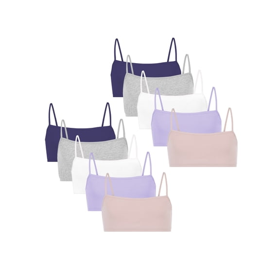 Fruit of the Loom Big Girls 10-Pack Training Bra