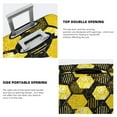 thumbnail image 3 of Yiaed Geometric Pattern with Bee Print Travel Luggage Cover Suitcase Protector Fits 18-32 Inch Luggage Wheel Covers Patterned Elastic Luggage Anti-scratch（No luggage）-Small, 3 of 5