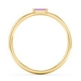 thumbnail image 3 of East-West Stackable Baguette Birthstone Ring - Amethyst (February), 3 of 5