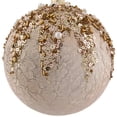 thumbnail image 5 of 4" Gold Mercury Glass Style Shatterproof Christmas Ball Ornament with Beads, 5 of 7