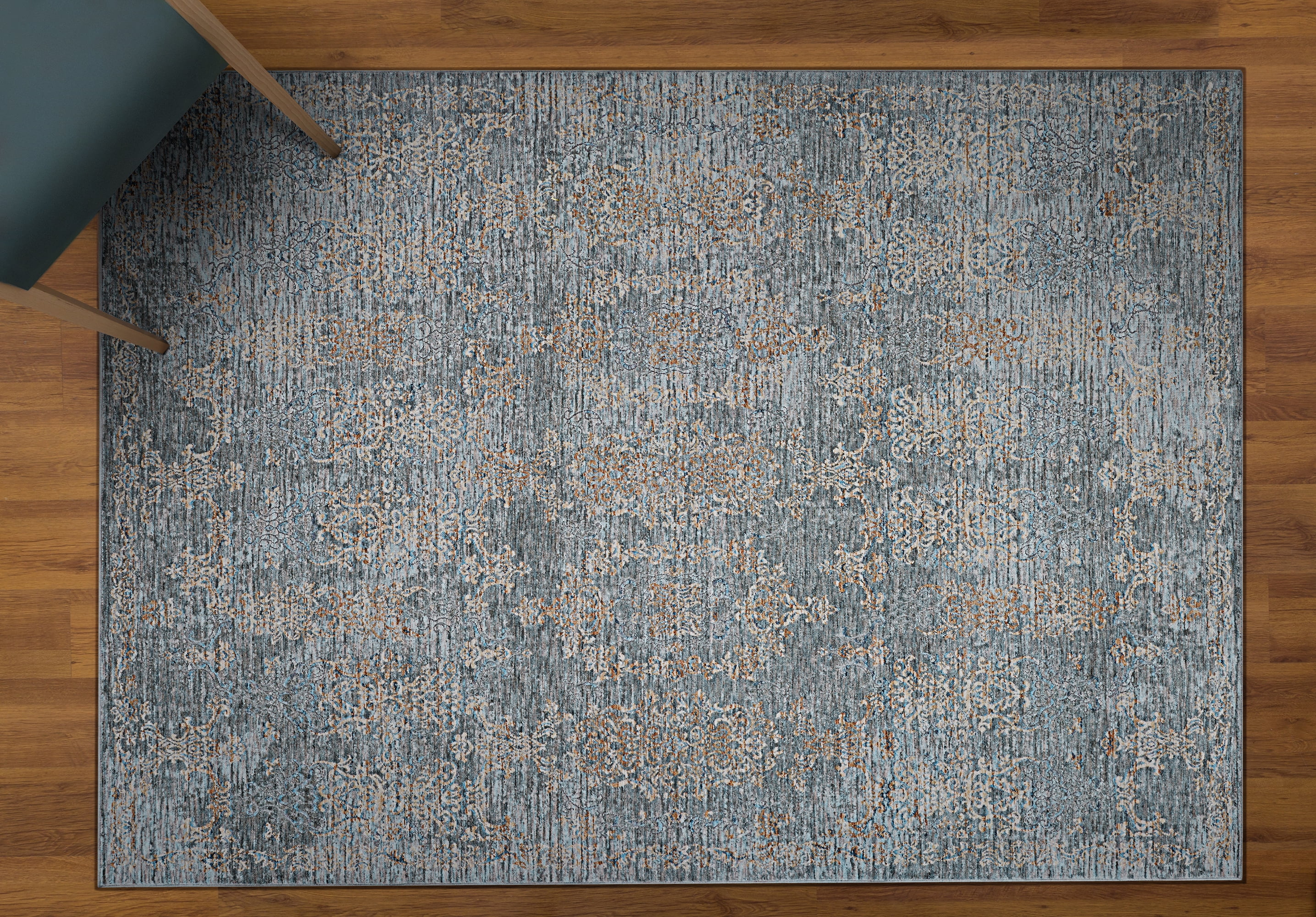 Couristan Couture Renaissance Pewter-Mode Beige Area Rug