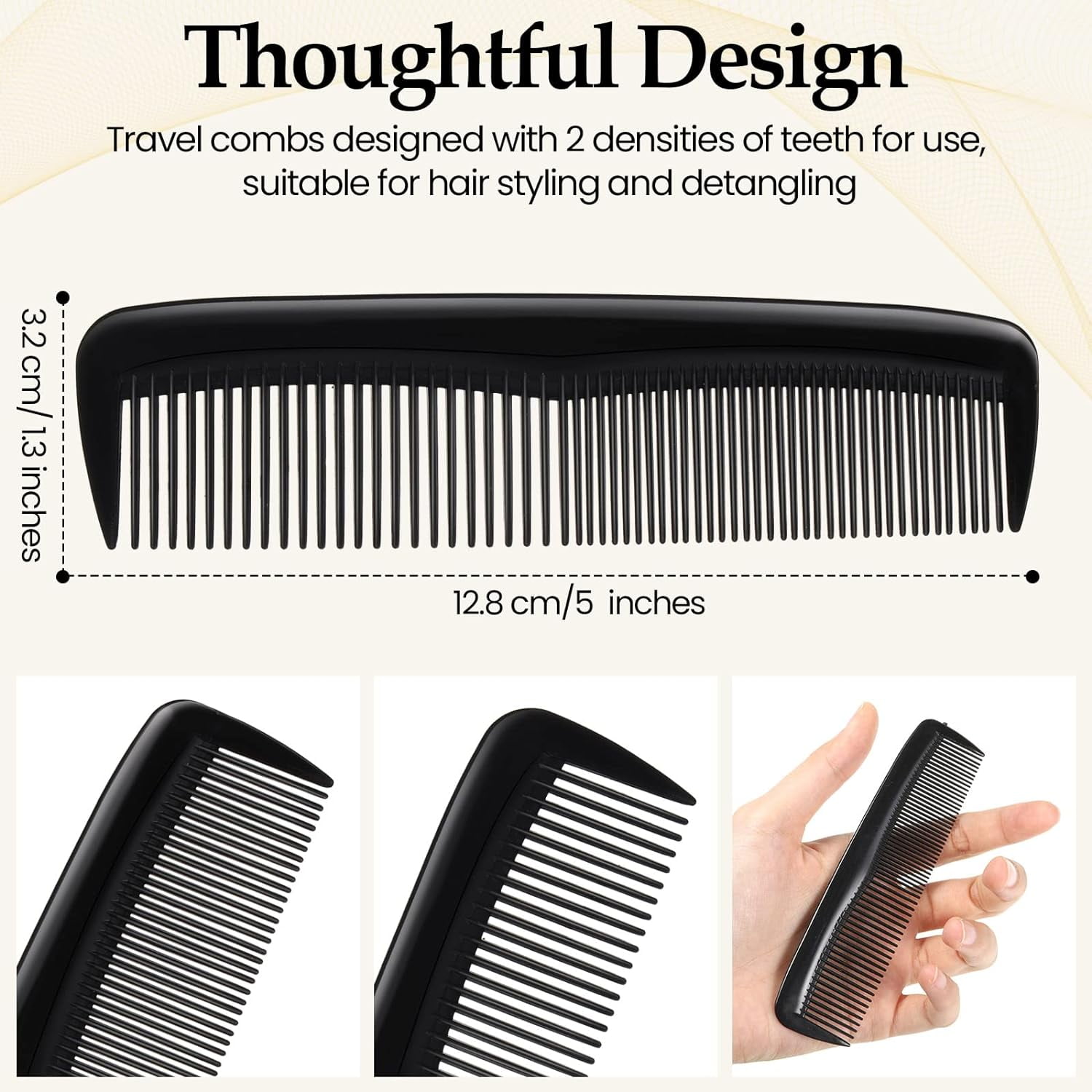 Dongfeng, 150 Pieces Hair Combs Set, 5 Inch Plastic Travel Fine