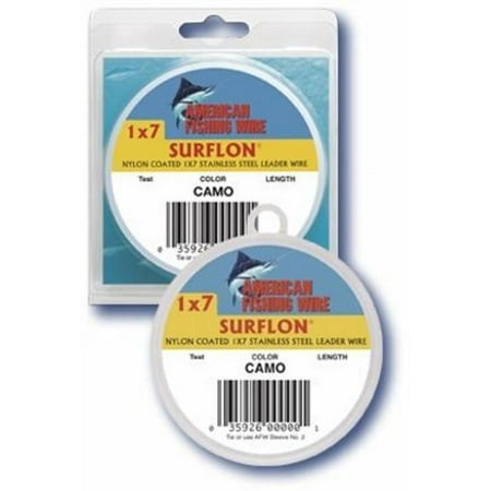 UPC: 0035926006218 | AFW D090-0 Surflon Nylon Coated 1×7 Stainless Leader Wire 90 lb