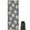 Gray White Flower, variant on Gray White Flower Pattern Hot Yoga Mat Towel Non Slip for Hot Yoga - Quick-Drying Yoga Mat Cover with 4 Corner Pockets with Travel Bag - Hot Yoga Towel Non Slip Grip Moisture Wicking Sweat 70"x26"