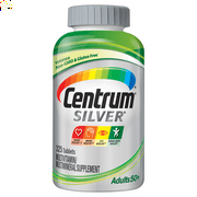Centrum Silver Adults 50+ Multivitamin, 325 Tablets | Now Higher Levels of Vitamin D3