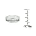 thumbnail image 6 of Primal Gold 10 Karat White Gold 6mm Bevel Edge Comfort Fit Band Size 9.5, 6 of 6
