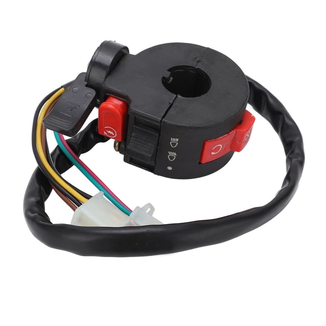 7 cables 22mm manillar lateral izquierdo interruptor de luz de arranque palanca de estrangulación para PIT PRO Trail Dirt Quad Bike ATV