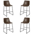 thumbnail image 1 of TABOURET LANDON en Marron ENSEMBLE DE 4, 1 of 6