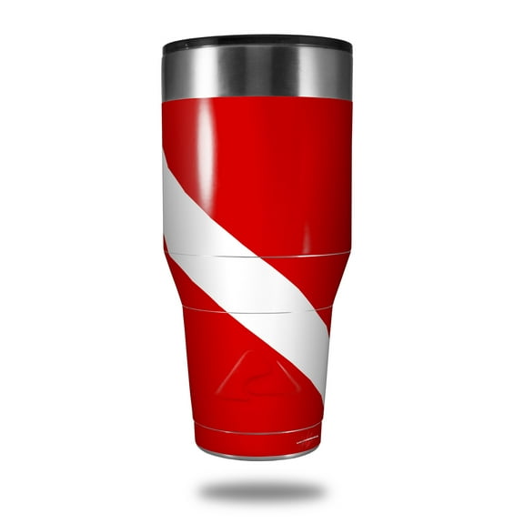 Skin Decal Wrap for Walmart Ozark Trail Tumblers 40oz Dive Scuba Flag (TUMBLER NOT INCLUDED) by WraptorSkinz