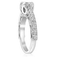 thumbnail image 2 of Pompeii 1 3/8ct Vintage Diamond Engagement Ring 14K White Gold (H/I,I1), 2 of 3