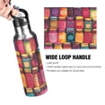 thumbnail image 4 of Yayeee 20oz Insulated Water Bottle Double Wall Stainless Steel with Flip Straw Lid, Purple Jar, 4 of 7