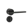 thumbnail image 4 of Smart Door Handle Interior Exterior Knob Lever with Lock and Key Bedroom Bathroom Black for Home Magnet Aluminium Alloy Room ,More Secure, 4 of 4