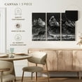 thumbnail image 4 of Elephant Stock Mountainside Moulton Barn Wall Art - Horizontal Multi Panel Canvas - Living Room Wall Decor - Nature Multi Panel - Gray And Black Decor - 45" x 28", 4 of 4