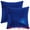 Dark Blue, variant on Unique Bargains Sequin Throw Pillow Covers 2 Glitter Decorative Pillow Cases Cushion Cover Gray 18" x 18"