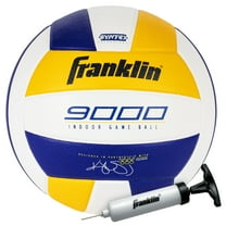 Franklin Sports Indoor Game Volleyball - Premium 9000 Official Size - Competition - Pump and Needle