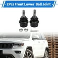 thumbnail image 3 of Unique Bargains 2 Pcs Front Lower Ball Joints for Jeep KL Series-Cherokee 2014-2018 Suspension Ball Joint Kit No.K500287/68224650AB/68224650AA, 3 of 7