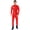 Red, variant on Men's Wet Look Long Sleeves Catsuit Bodysuits Zipper Full Body Jumpsuit Clubwear Black 3XL