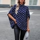 thumbnail image 5 of Camisetas informales para mujer jersey blusas sueltas blusa de lunares camisetas para mujer, 5 of 8