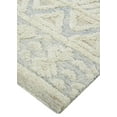 thumbnail image 3 of 5' X 8' Ivory Blue And Tan Wool Geometric Tufted Handmade Stain Resistant Area Rug, 3 of 4