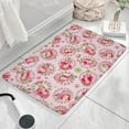 thumbnail image 3 of Strawberry Princess Pattern Flannel Non Slip Door Rugs,Washable Door Mats Indoor,Decorative Door Mats,Dirt-Resistant and Absorbent Doormat for Entrance,Bedroom,Kitchen,Bathroom,31.5x17in(80x43cm), 3 of 4