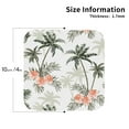 thumbnail image 3 of Kll Square Drink Coasters Set Of 4,Pu Leather Absorbent Coasters Set Decorative Coffee Cup Coasters Housewarming Gift For Home Decor-Vintage Palm Trees, 3 of 9