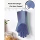 thumbnail image 4 of Guantes de esponja de limpieza, guantes para lavar platos, cepillo de limpieza reutilizable de silicona Guantes de fregado resistentes al calor para tareas domésticas WD.WDQZL Hogar, 4 of 6