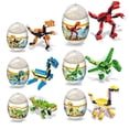 thumbnail image 1 of Juego de juguetes Building Blocks HOCHE, huevos de dinosaurio, paquete de 6 para niños, 1 of 6